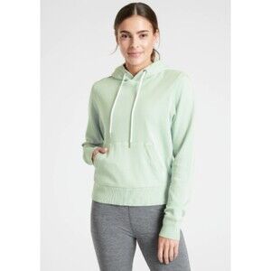 Athleta Sundown Hoodie Sweatshirt, Opal Green, Size XL